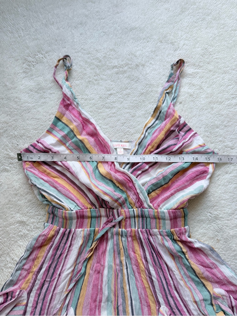 Colorful Striped Romper - Picture 7 of 8